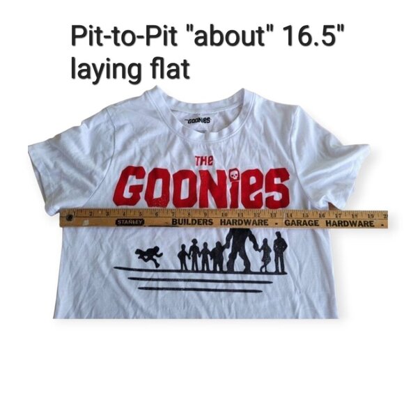 The Goonies white 'Never Say Die' T-Shirt size small - Picture 4 of 5